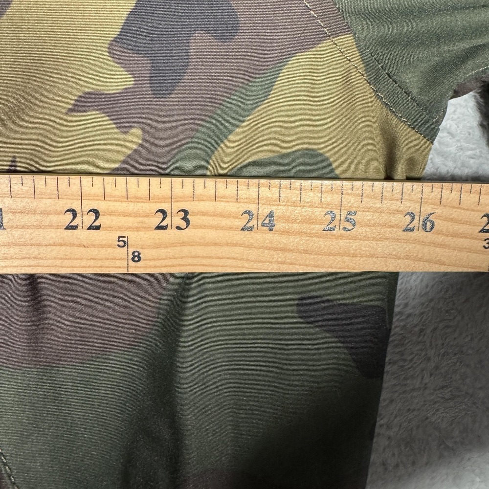 Polo Ralph Lauren Jacket Mens XL Green Camo Down Puffer Fur Trim Coat Bomber - Picture 14 of 16